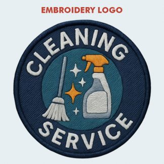 uniform with custom embroidered logo